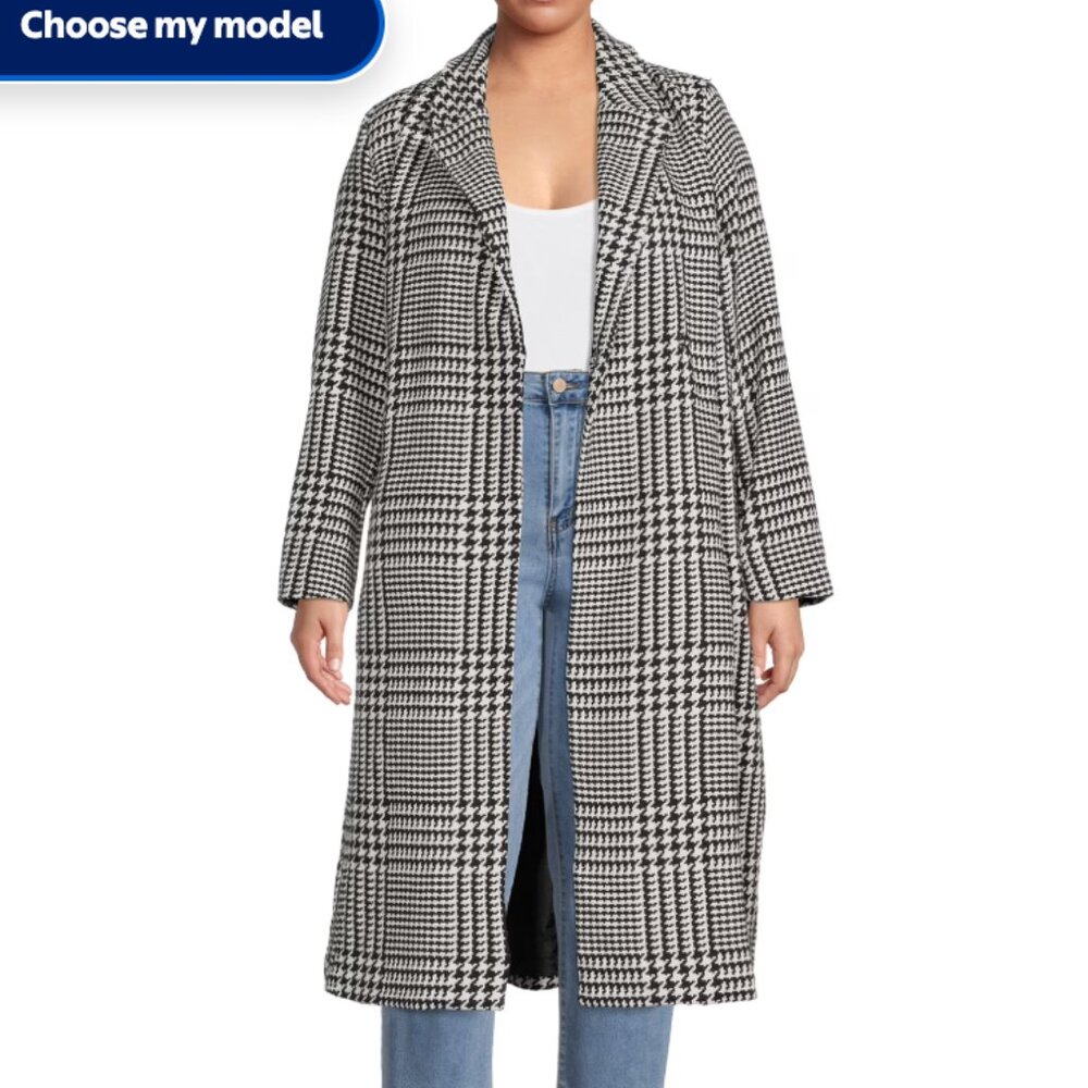 Plaid Long Jacket